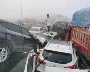 200 Cars Involved In Massive Collision In China's Zhengzhou due to dense fog