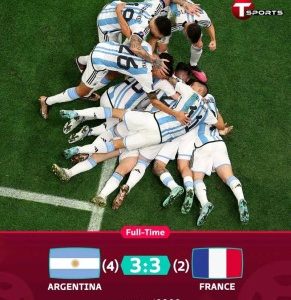 Argentina Win 2022 World Cup, Beating France In Penalty Shootout