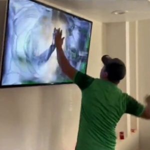 Distraught Mexico Fan Destroys His Expensive TV After World Cup Heartbreak