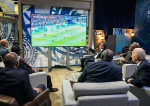 President Biden Watching Morocco Vs France With President Buhari