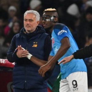 Mourinho: Osimhen Is On The Same Level With Drogba But Needs To Stop Diving