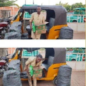 Gombe Police Arrest Tricycle Rider Who Specialises In Stealing Passengers' Goods