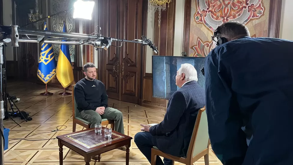 Ukraine war: Zelensky rules out territory deal with Putin in BBC interview