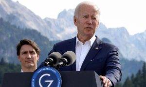 Biden and Trudeau tiptoe around immigration tensions on the northern border