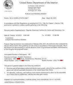 Election: Nigerians Get USA's Permission To Hold Protest Opposite White House