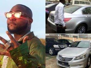 “His Throw Back Is Not Even Yet Some People Present” – Reactions As Photos Of Davido’s First Car Surfaces