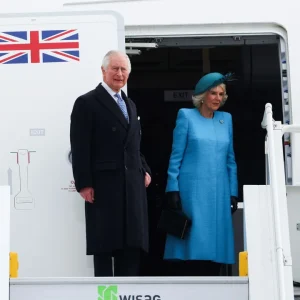 King Charles III arrives in Germany for first overseas visit as monarch