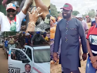 Mercy Johnson Speaks Esan, Thanks Electorates For Voting For Her Husband