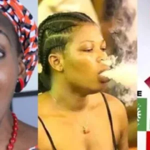 Mixed Reactions As Kemi Olunloyo Shares Alleged Old Photo Of Lagos Deputy Governorship Candidate Smoking