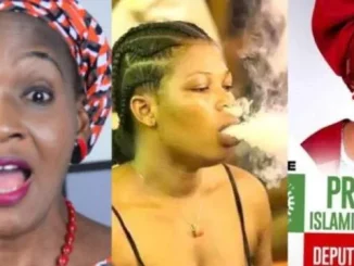 Mixed Reactions As Kemi Olunloyo Shares Alleged Old Photo Of Lagos Deputy Governorship Candidate Smoking