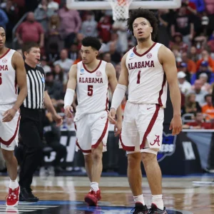 No more No. 1 seeds left in NCAA men’s basketball tournament after Alabama and Houston lose