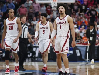 No more No. 1 seeds left in NCAA men’s basketball tournament after Alabama and Houston lose