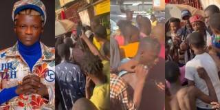 Portable Storms Streets To Give Out To The Less Privileged On His Birthday(Video)