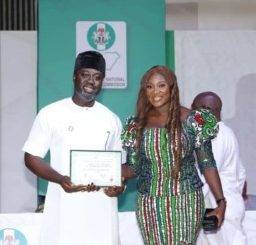 Prince Odi Okojie Dedicates Certificate Of Return To His Wife, Mercy Johnson