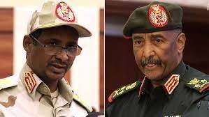 Fighting between Sudan military rivals enters a second day, with dozens dead