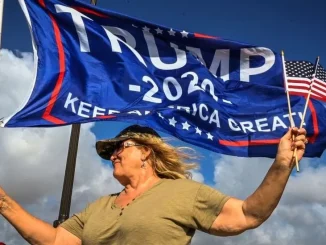 'He'll be our next president': Florida protesters stay faithful to Trump