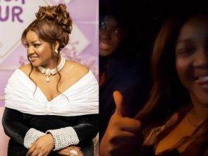 I Started Having Kids At 19 — Omotola Narrates Her ‘Flex’ As Son Picks Her From Airport