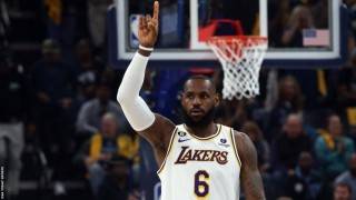 NBA play-offs: Los Angeles Lakers upset Memphis Grizzlies in game one