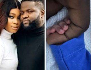 Nigerian Singer, Skales And His Wife Welcome First Child