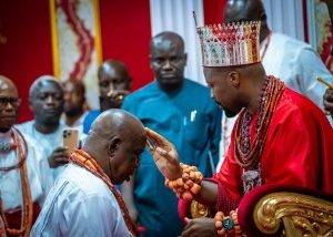 Olu Of Warri Installs Chief Oma Eyewuoma As New Ologbotsere In Warri Kingdom