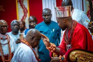 Olu Of Warri Installs Chief Oma Eyewuoma As New Ologbotsere In Warri Kingdom