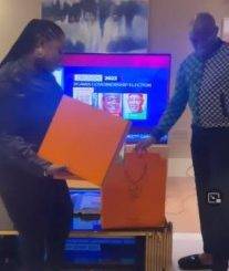 Pastor Tobi Adegboyega Gifts Eniola Badmus Hermès Bag (Video)