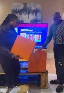 Pastor Tobi Adegboyega Gifts Eniola Badmus Hermès Bag (Video)