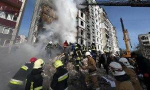 Ukraine war: Eighteen dead as Russian missiles hit cities