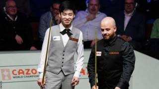 World Snooker Championship 2023 Si Jiahui leads Luca Brecel in semi-final