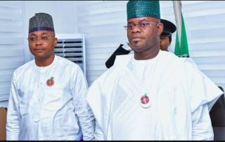 Yahaya Bello Reveals Ahmed Usman Ododo As Preferred Successor