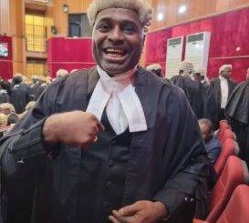 Actor, Kenneth Okonkwo Shares Photo Of Himself In A Legal Outfit At The Presidential Election Tribunal