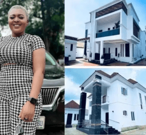 Actress, Favour Oma Gifts Herself Two Luxury Mansions On Her Birthday (Photos)