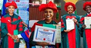 Nigerian Actress, Nancy Isime Bags Honorary Doctorate Degree From American University