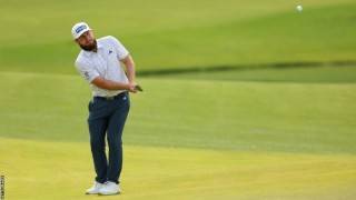 Wells Fargo Championship: Tyrrell Hatton shares lead as Rory McIlroy narrowly makes cut