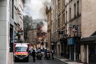 Blast in central Paris injures dozens of people, gas explosion suspected