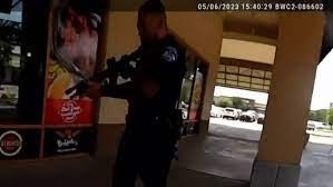 Body camera footage from Allen, Texas, mall shooting shows officer chase and kill gunman