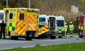 Dolgellau ambulance crash Driver jailed for eight months