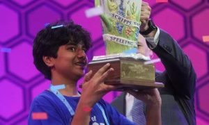 Florida teenager Dev Shah wins US Spelling Bee with 'psammophile'