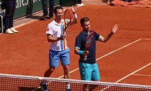 French Open 2023 results: Britons Neal Skupski and Joe Salisbury reach men's doubles third round
