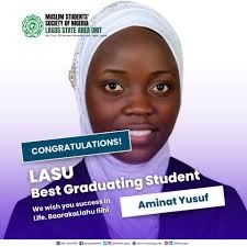 Lasu Law Student, Aminat Yusuf Graduates With 5.0, Breaking 40 Year Old Record