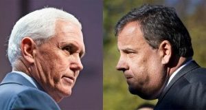 Pence and Christie start primary at low marks with GOP voters, poll finds