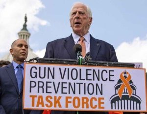 This Democrat has led an anti-gun violence group in Congress for a decade. Now some want a change.