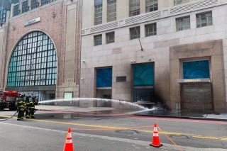 Tiffany's flagship store in Manhattan was ablaze following electrical fire, authorities say