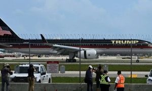 Trump arrives in Florida ahead of court appearance