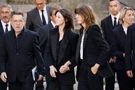 Crowds and celebrities attend the burial of Jane Birkin in Paris