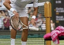 Novak Djokovic is punished for shattering a racquet in the men's final at Wimbledon in 2023.