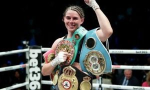 Savannah Marshall: Briton beats Franchon Crews-Dezurn to win undisputed super-middleweight title