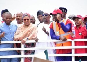 Senate Engages Protesting Workers After Pulling Down National Assembly Gate