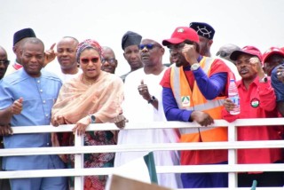 Senate Engages Protesting Workers After Pulling Down National Assembly Gate