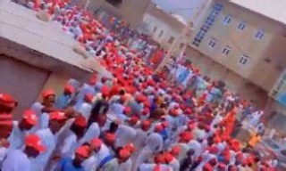 Kano State residents and NNPP supporters protest the tribunal's decision to remove Governor Yusuf Abba.